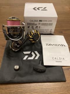 21 カルディアLT3000CXH＋ゴメクサス製リールスタンド、ハンドルノブ付きのサムネイル