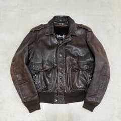 80S　USA製　SCHOTT　G-1　184SM　レザージャケット　42サイズ 80S USA製 SCHOTT G-1 184SM レザージャケット 42サイズ - メルカリ