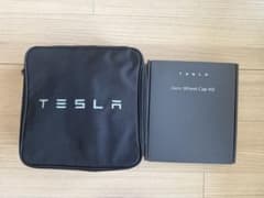 テスラ充電ケーブル ケース付 Model 3エアロホイールキャップキット 