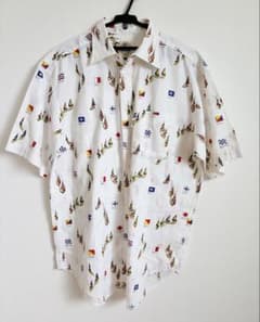 《極美品》SCHIATTI シャツ ヨット柄 Lサイズのサムネイル