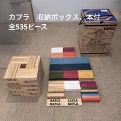 KAPLA 木製ブロック 知育玩具 収納ボックス付き カラーブロックセット