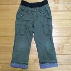 男の子 裏地付カーゴ風パンツ100のサムネイル