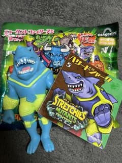 ストレッチーズミュータントファイターズ　ハザードシャーク　サメ　デアゴスティーニのサムネイル