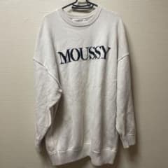 MOUSSY ロゴニット Fサイズ クリームのサムネイル