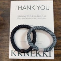 【KKNEKKIクネッキ】ヘアゴムセット ダスティグレーブルー,オールドネイビーのサムネイル