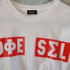 DIESEL ディーゼル／デザインプリントTシャツ カットソー Mのサムネイル
