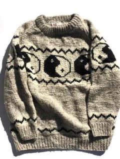 VINTAGE YIN YANG 陰陽 セーターのサムネイル