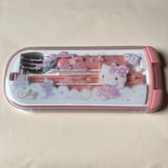 ハローキティ　スプーン　箸　フォーク　セットのサムネイル