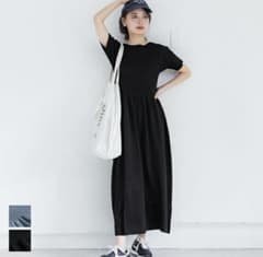 【即購入OK】coca ニットワンピース　ワンピース　blackのサムネイル