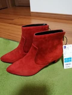 GU ブーツ　オレンジ　新品タグ付きのサムネイル