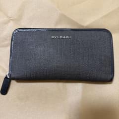 BVLGARI 長財布 ラウンドファスナー ブラックのサムネイル