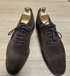 Master Crafted Footwear パンチドキャップトゥ スエードのサムネイル