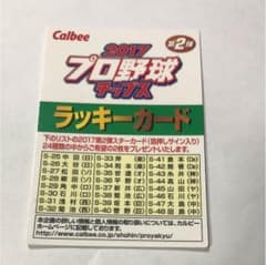 プロ野球チップス2017 ラッキーカードのサムネイル