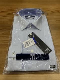 PERSON'S FOR MEN 青白ストライプワイシャツのサムネイル