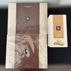 未開封　ネスプレッソ　ダーク/ミルクチョコレートとアーモンドビスケット3点セットのサムネイル