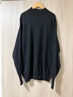 ビンテージ　Bullock & Jones カシミヤ ニット 黒　スコットランドのサムネイル