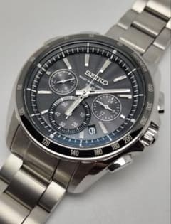 ジャンク 電池未交換　軽量チタン　ブライツ電波ソーラー　クロノグラフ　SEIKOのサムネイル