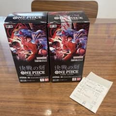 【テープ付】ONE PIECEカードゲーム　決戦の刻 2BOXセット　レシート有 ONE PIECEカードゲーム 決戦の刻 OP-16 2BOX レシート付き - メルカリ
