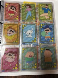 クレヨンしんちゃん チョコビシール カード しおりのサムネイル