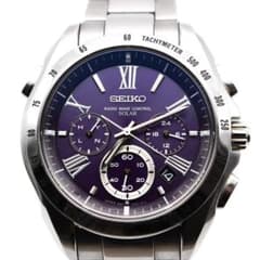極美品 SEIKO ブライツ クロノグラフ 電波ソーラー メンズ 腕時計 廃盤 