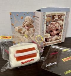 JelliMeta「フレンチスイーツシリーズ」の琥珀ストロベリー　スクイーズ - 5