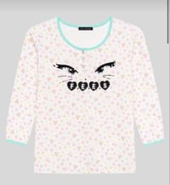 faerie kitty button flower top (ivory)のサムネイル