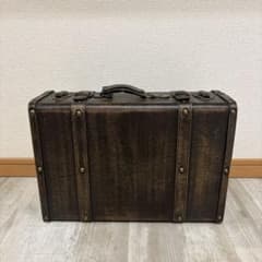 ヴィンテージ アンティーク風 トランクケース 収納ボックス 大小セットのサムネイル