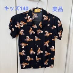 ディズニーリゾート　ディズニー　シャツ　ティガー　ディズニーランド　美品のサムネイル