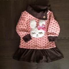 ●ゆるごりさ様専用！使用1回！暖か長袖ワンピース、チェニックです！のサムネイル