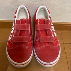 お値下げ！美品　VANS OLD オールドスクール　赤のサムネイル