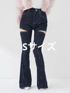 Darich ドロップビジューフレアデニムパンツ IND Sのサムネイル