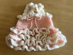 *✴︎☆ハンドメイド*✴︎☆ 犬服手編 フリフリ〜フリルのわんちゃんドレス♡のサムネイル