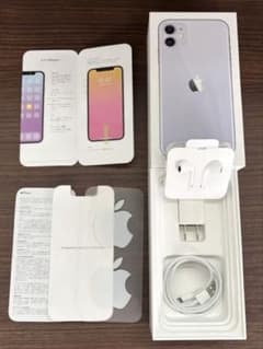 【美品】Apple iPhone 11 パープル 64GB バッテリー状態86%のサムネイル