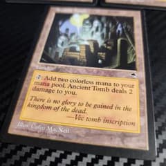 MTG 古えの墳墓/Ancient Tomb TMP 英語版 3枚　4項目検査済のサムネイル