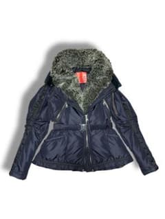 レア✨マリテフランソワジルボー　ダウンコート　パラシュート　金具ベルト　Y2K レア✨マリテフランソワジルボー ダウンコート パラシュート 金具