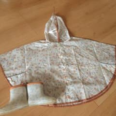 レインポンチョ＆長靴セットのサムネイル