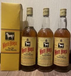 ホワイトホース スコッチウイスキー 750ml 760ml　未開栓　3本セット ホワイトホース スコッチウイスキー 750ml 760ml 未開栓 3本セット