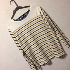 レイジブルー ボーダー長袖tシャツのサムネイル