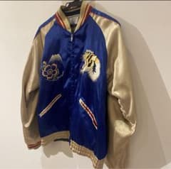 テーラー東洋スカジャン虎×富士×鷲 沖縄 和柄 OKINAWA 2002年モデルのサムネイル