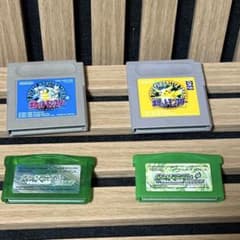 ポケットモンスター ゲームボーイ ソフト 4本セット リーフグリーン エメラルドのサムネイル