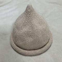 とんがり帽子 麦わら帽子 ベージュ ベビー帽子 46cmのサムネイル