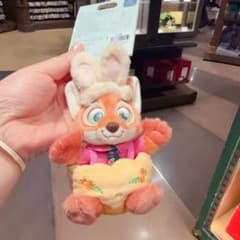 上海ディズニー イースター ズードピア ニックぬいぐるみキーチェーン