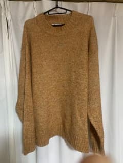 ZARA オレンジ系 ニットセーター XLのサムネイル