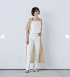 YANUK ヤヌーク ANNETTE ストレートデニムパンツのサムネイル