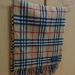Burberrys® ピンク マフラー ロンドン 90年代 希少✨バーバリー ロンドン ノバチェック マフラー ラムウール