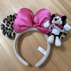 あ様専用 ミニー・マウス ヒョウ柄カチューシャのサムネイル
