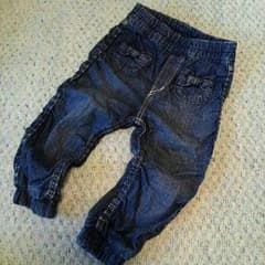 値下げ！H＆M☆リボンポケットデニム~2Y90のサムネイル
