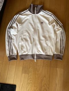 adidas クラシック トラックジャケット 好配色 ブラウン ベージュ 