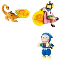 ３点セット　パーマン　ガチャ　ピー助　忍者ハットリくん　フィギュア　藤子不二雄