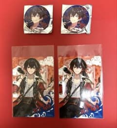 AMPTAK×COLORS あっとくん 缶バッジ2つ＋ブロマイド2枚 4点セット